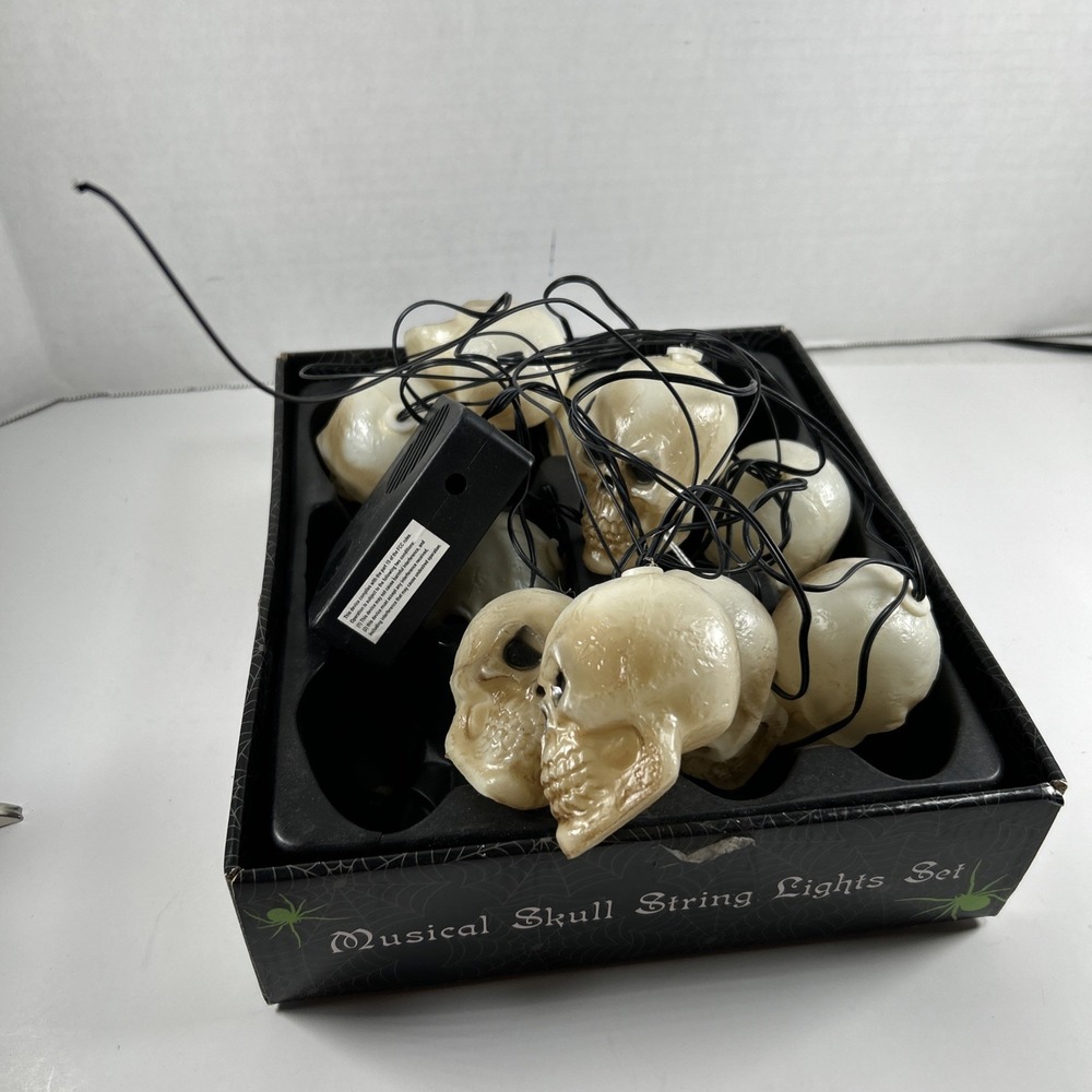 Magic‎ Power Co Musical Skull String Lights Replacement - Picture 2 of 4